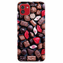For Samsung Galaxy A03 International Version Shockproof Painted Transparent TPU Protective Phone Case(Love Chocolate)