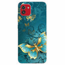 For Samsung Galaxy A03 International Version Shockproof Painted Transparent TPU Protective Phone Case(Kingdee)
