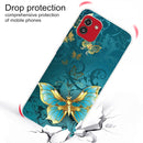 For Samsung Galaxy A03 International Version Shockproof Painted Transparent TPU Protective Phone Case(Kingdee)