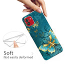 For Samsung Galaxy A03 International Version Shockproof Painted Transparent TPU Protective Phone Case(Kingdee)