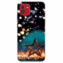 For Samsung Galaxy A03 International Version Shockproof Painted Transparent TPU Protective Phone Case(Night View Stars)