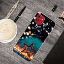 For Samsung Galaxy A03 International Version Shockproof Painted Transparent TPU Protective Phone Case(Night View Stars)