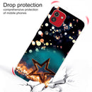 For Samsung Galaxy A03 International Version Shockproof Painted Transparent TPU Protective Phone Case(Night View Stars)