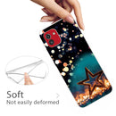 For Samsung Galaxy A03 International Version Shockproof Painted Transparent TPU Protective Phone Case(Night View Stars)