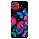 For Samsung Galaxy A03 International Version Shockproof Painted Transparent TPU Protective Phone Case(Bubble Butterflies)