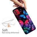 For Samsung Galaxy A03 International Version Shockproof Painted Transparent TPU Protective Phone Case(Bubble Butterflies)