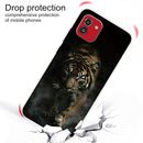 For Samsung Galaxy A03 International Version Shockproof Painted Transparent TPU Protective Phone Case(Chinese Tiger)