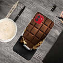 For Samsung Galaxy A03 International Version Shockproof Painted Transparent TPU Protective Phone Case(Chocolate)