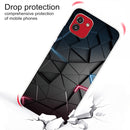 For Samsung Galaxy A03 International Version Shockproof Painted Transparent TPU Protective Phone Case(Building blocks Starry Sky)