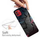 For Samsung Galaxy A03 International Version Shockproof Painted Transparent TPU Protective Phone Case(Building blocks Starry Sky)