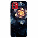 For Samsung Galaxy A03 International Version Shockproof Painted Transparent TPU Protective Phone Case(Snow Lotus)