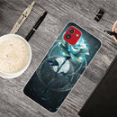 For Samsung Galaxy A03 International Version Shockproof Painted Transparent TPU Protective Phone Case(Magic Rose)
