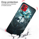 For Samsung Galaxy A03 International Version Shockproof Painted Transparent TPU Protective Phone Case(Magic Rose)