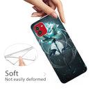 For Samsung Galaxy A03 International Version Shockproof Painted Transparent TPU Protective Phone Case(Magic Rose)