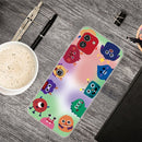 For Samsung Galaxy A03 International Version Shockproof Painted Transparent TPU Protective Phone Case(Fluorescent Monster)