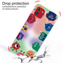 For Samsung Galaxy A03 International Version Shockproof Painted Transparent TPU Protective Phone Case(Fluorescent Monster)