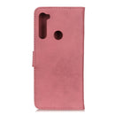 For Xiaomi Redmi Note 8T Cowhide Texture Horizontal Flip Leather Case with Holder & Card Slots & Wallet(Pink)