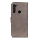 For Xiaomi Redmi Note 8T Cowhide Texture Horizontal Flip Leather Case with Holder & Card Slots & Wallet(Khaki)