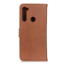 For Xiaomi Redmi Note 8T Cowhide Texture Horizontal Flip Leather Case with Holder & Card Slots & Wallet(Brown)