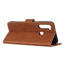 For Xiaomi Redmi Note 8T Cowhide Texture Horizontal Flip Leather Case with Holder & Card Slots & Wallet(Brown)