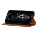 For Xiaomi Redmi Note 8T Cowhide Texture Horizontal Flip Leather Case with Holder & Card Slots & Wallet(Brown)