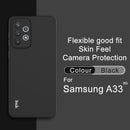 For Samsung Galaxy A33 5G IMAK UC-2 Series Colorful TPU Phone Case(Black)