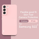 For Samsung Galaxy S22 5G IMAK UC-2 Series Colorful TPU Phone Case(Pink)