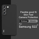 For Samsung Galaxy S22 5G IMAK UC-2 Series Colorful TPU Phone Case(Black)