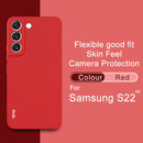 For Samsung Galaxy S22 5G IMAK UC-2 Series Colorful TPU Phone Case(Red)