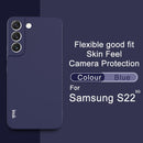 For Samsung Galaxy S22 5G IMAK UC-2 Series Colorful TPU Phone Case(Blue)