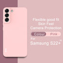 For Samsung Galaxy S22+ 5G IMAK UC-2 Series Colorful TPU Phone Case(Pink)