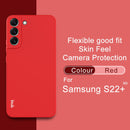 For Samsung Galaxy S22+ 5G IMAK UC-2 Series Colorful TPU Phone Case(Red)