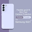 For Samsung Galaxy S22+ 5G IMAK UC-2 Series Colorful TPU Phone Case(Purple)
