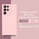 For Samsung Galaxy S22 Ultra 5G IMAK UC-2 Series Colorful TPU Phone Case(Pink)