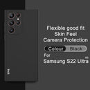 For Samsung Galaxy S22 Ultra 5G IMAK UC-2 Series Colorful TPU Phone Case(Black)