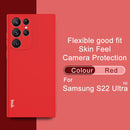 For Samsung Galaxy S22 Ultra 5G IMAK UC-2 Series Colorful TPU Phone Case(Red)