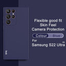 For Samsung Galaxy S22 Ultra 5G IMAK UC-2 Series Colorful TPU Phone Case(Blue)