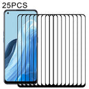 25 PCS Full Glue Cover Screen Protector Tempered Glass Film For OPPO Reno7 / Reno7 Z 5G / Reno7 5G / Reno7 Lite / Reno8 Lite / F21 Pro 5G / Reno8 4G
