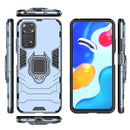 For Xiaomi Redmi Note 11 / Note 11S Global Shockproof PC + TPU Protective Phone Case with Magnetic Ring Holder(Navy Blue)