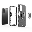 For Xiaomi Redmi Note 11 / Note 11S Global Shockproof PC + TPU Protective Phone Case with Magnetic Ring Holder(Navy Blue)