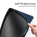 For Samsung Galaxy Tab S8 Ultra DUX DUCIS Domo Series Cloth Texture Magnetic Leather Tablet Case(Pink)
