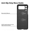 For Samsung Galaxy Z Flip3 5G Rhombus Hinge Phone Case(Purple)