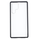 For Samsung Galaxy S22 Ultra 5G HD Magnetic Metal Tempered Glass Phone Case(Black)