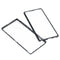For Samsung Galaxy S22 Ultra 5G HD Magnetic Metal Tempered Glass Phone Case(Black)