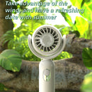 F10 USB Hanging Neck Electric Fan(Green)