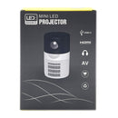 T400 100 inch Screen 3000 Lumens LED Mini Projector, Plug Type:AU Plug(Black White)