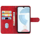 Leather Phone Case For OPPO Realme C21Y(Red)