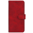 Leather Phone Case For OPPO Realme C25Y(Red)