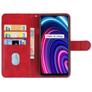 Leather Phone Case For OPPO Realme C25Y(Red)