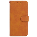 Leather Phone Case For OPPO Realme C25Y(Brown)